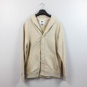 Old Navy Khaki Cardigan - Medium
